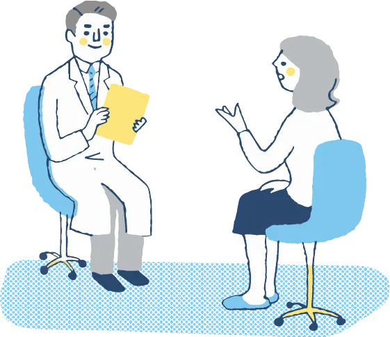 診察のイラスト