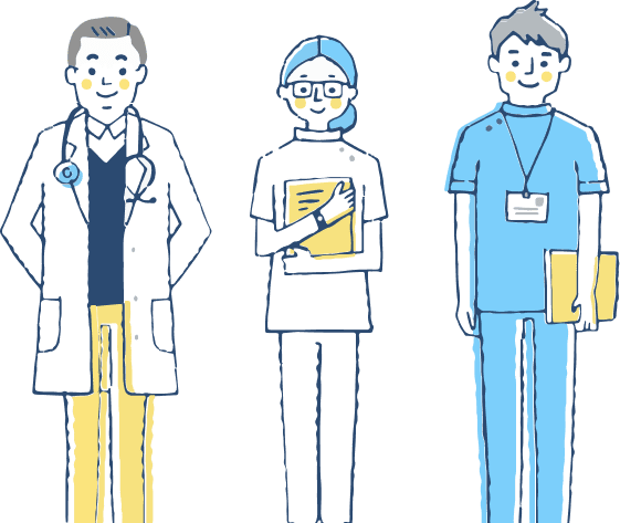 スタッフのイラスト